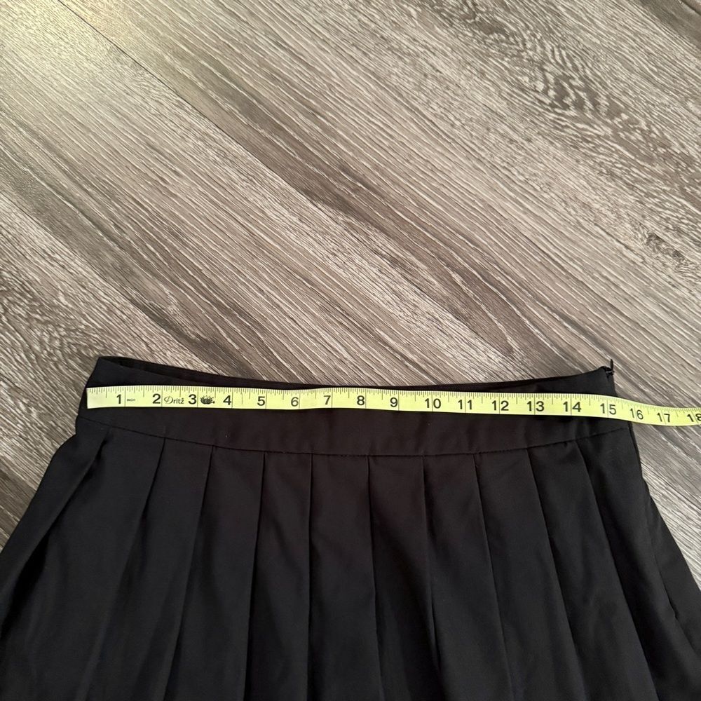 Zara Black Pleated Mini Skort - Picture 4 of 7